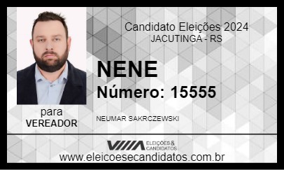 Candidato NENE 2024 - JACUTINGA - Eleições