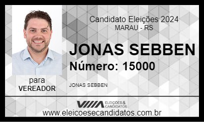 Candidato JONAS SEBBEN 2024 - MARAU - Eleições