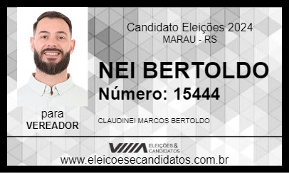 Candidato NEI BERTOLDO 2024 - MARAU - Eleições