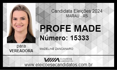 Candidato PROFE  MADE 2024 - MARAU - Eleições