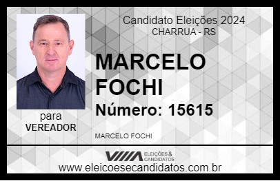 Candidato MARCELO FOCHI 2024 - CHARRUA - Eleições