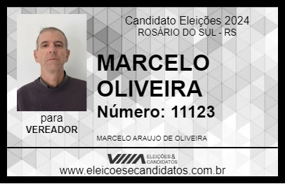 Candidato MARCELO OLIVEIRA 2024 - ROSÁRIO DO SUL - Eleições