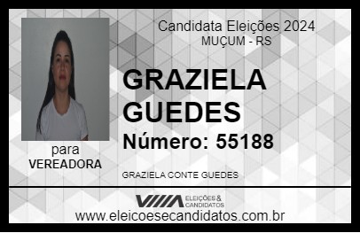 Candidato GRAZIELA GUEDES 2024 - MUÇUM - Eleições