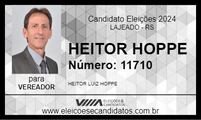 Candidato HEITOR HOPPE 2024 - LAJEADO - Eleições