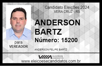 Candidato ANDERSON BARTZ 2024 - VERA CRUZ - Eleições