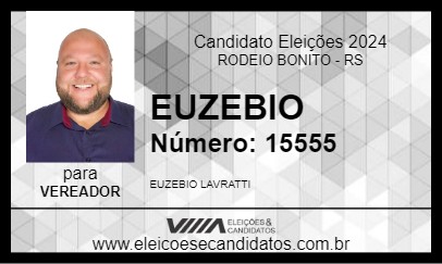 Candidato EUZEBIO 2024 - RODEIO BONITO - Eleições