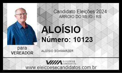 Candidato ALOÍSIO 2024 - ARROIO DO MEIO - Eleições