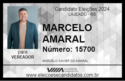 Candidato MARCELO AMARAL 2024 - LAJEADO - Eleições