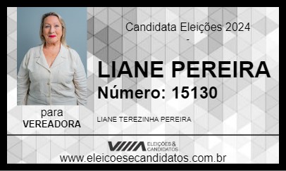 Candidato LIANE PEREIRA 2024 - LAJEADO - Eleições