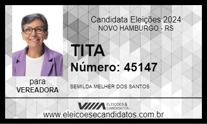 Candidato TITA 2024 - NOVO HAMBURGO - Eleições