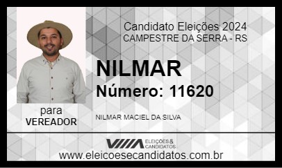 Candidato NILMAR 2024 - CAMPESTRE DA SERRA - Eleições