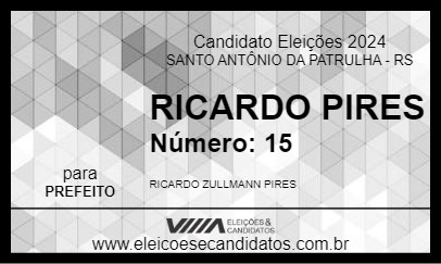 Candidato RICARDO PIRES 2024 - SANTO ANTÔNIO DA PATRULHA - Eleições