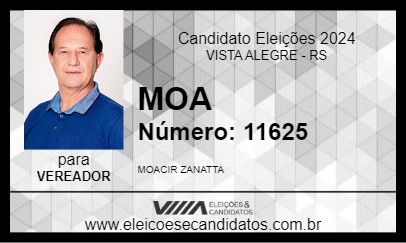 Candidato MOA 2024 - VISTA ALEGRE - Eleições