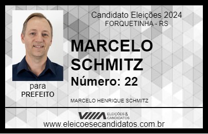 Candidato MARCELO SCHMITZ 2024 - FORQUETINHA - Eleições