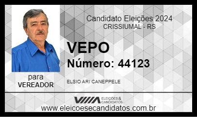 Candidato VEPO 2024 - CRISSIUMAL - Eleições