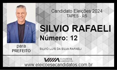 Candidato SILVIO RAFAELI 2024 - TAPES - Eleições