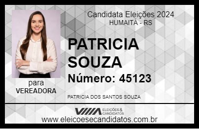 Candidato PATRICIA SOUZA 2024 - HUMAITÁ - Eleições