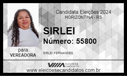 Candidato SIRLEI 2024 - HORIZONTINA - Eleições