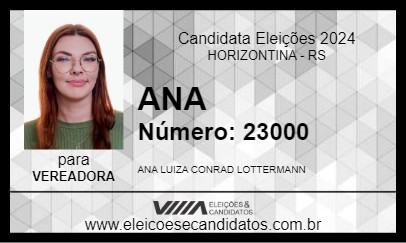 Candidato ANA 2024 - HORIZONTINA - Eleições