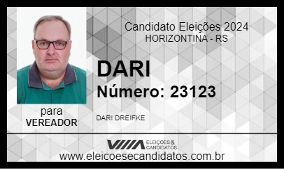 Candidato DARI 2024 - HORIZONTINA - Eleições