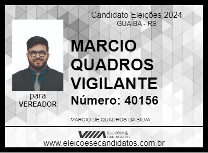 Candidato MARCIO QUADROS 2024 - GUAÍBA - Eleições