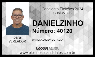 Candidato DANIELZINHO 2024 - GUAÍBA - Eleições