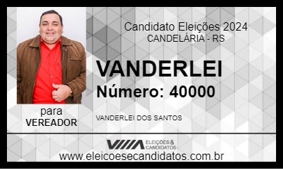 Candidato VANDERLEI 2024 - CANDELÁRIA - Eleições