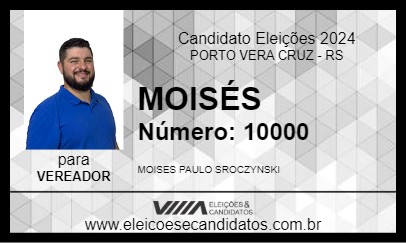 Candidato MOISÉS 2024 - PORTO VERA CRUZ - Eleições