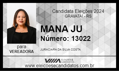 Candidato MANA JU 2024 - GRAVATAÍ - Eleições