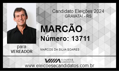 Candidato MARCÃO 2024 - GRAVATAÍ - Eleições