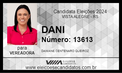 Candidato DANI 2024 - VISTA ALEGRE - Eleições