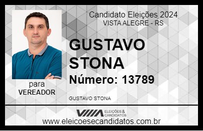 Candidato GUSTAVO STONA 2024 - VISTA ALEGRE - Eleições