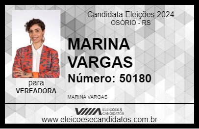 Candidato MARINA VARGAS 2024 - OSÓRIO - Eleições