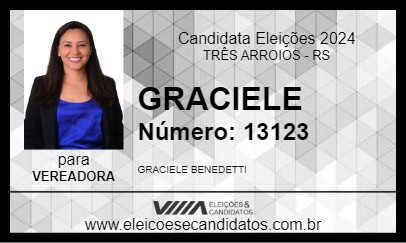 Candidato GRACIELE 2024 - TRÊS ARROIOS - Eleições