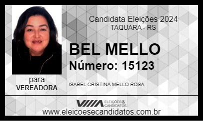 Candidato BEL MELLO 2024 - TAQUARA - Eleições