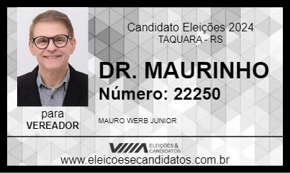 Candidato DR. MAURINHO 2024 - TAQUARA - Eleições