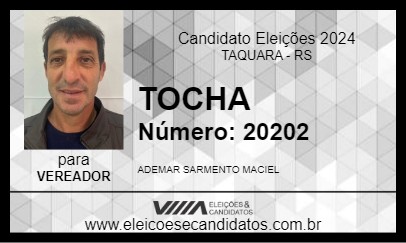 Candidato TOCHA 2024 - TAQUARA - Eleições