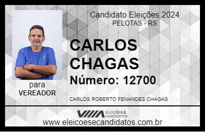 Candidato CARLOS CHAGAS 2024 - PELOTAS - Eleições