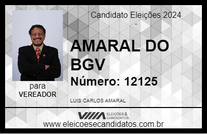 Candidato AMARAL DO BGV 2024 - PELOTAS - Eleições