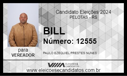 Candidato BILL 2024 - PELOTAS - Eleições