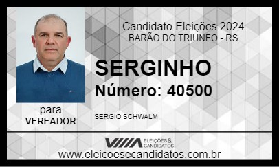 Candidato SERGINHO 2024 - BARÃO DO TRIUNFO - Eleições