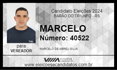 Candidato MARCELO 2024 - BARÃO DO TRIUNFO - Eleições