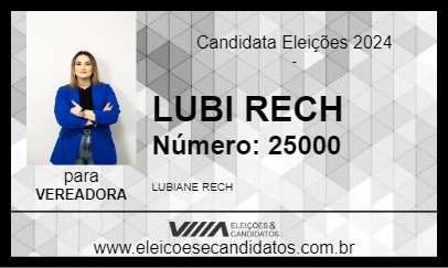 Candidato LUBI RECH 2024 - CAMPO BOM - Eleições