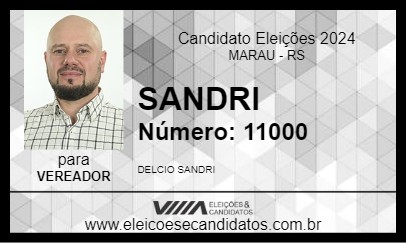 Candidato SANDRI 2024 - MARAU - Eleições