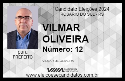 Candidato VILMAR OLIVEIRA 2024 - ROSÁRIO DO SUL - Eleições