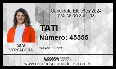 Candidato TATI 2024 - CAXIAS DO SUL - Eleições