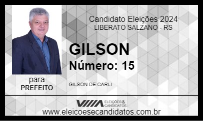 Candidato GILSON 2024 - LIBERATO SALZANO - Eleições