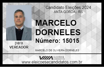 Candidato MARCELO DORNELES 2024 - ANTA GORDA - Eleições