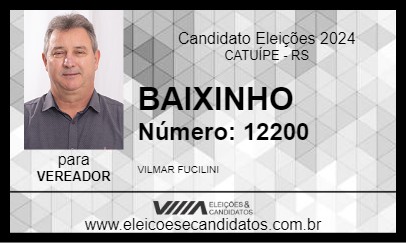 Candidato BAIXINHO 2024 - CATUÍPE - Eleições