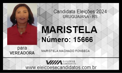 Candidato MARISTELA 2024 - URUGUAIANA - Eleições